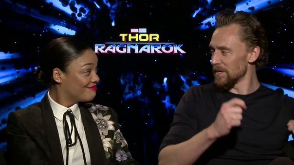 Thor Ragnarok Official Interview Tom Hiddleston Tessa