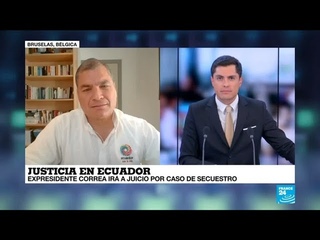 Rafael Correa en France 24: la inmensa mayora sabe que esto es una persecucin poltica