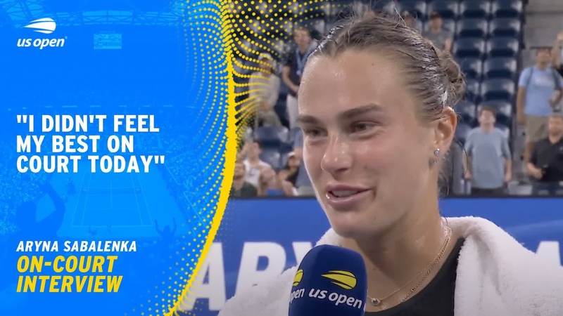 Aryna Sabalenka On Court Interview, 2024 US Open Round