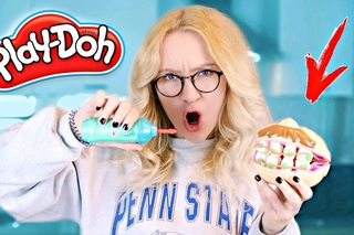 ПЛЕЙ ДО ДОКТОР ЗУБАСТИК ЧЕЛЛЕНДЖ | PLAY DOH Dentist Doctor Drill CHALLENGE МИСТЕР ЗУБАСТИК