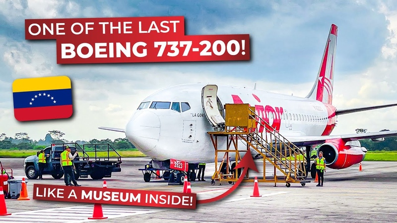 Flying a 40 Year Old BOEING 737 200 in the VENEZUELAN JUNGLE , Avior Airlines, El Vigia to