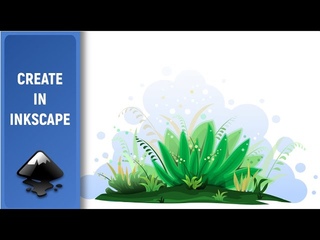 Made with Inkscape (Speed Art): Vector Grass (Green landscape)