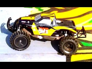 Traxxas Slash 4x4 Monstertruck Conversion BMX Park Jumping HD