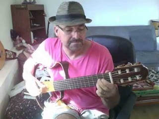 “Douce nuit blues“(Dominique Charpagne) Blues Guitar /Noël Guitar