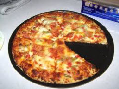 Frozen Pizza boxed on Pallet