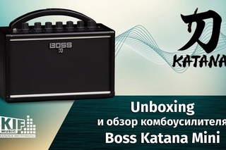 Unboxing и обзор комбоусилителя Boss Katana Mini l