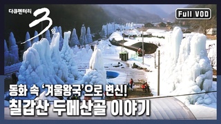 [다큐3일★풀버전] 춥고 긴 겨울을 축제로 변화시킨 청양 알프스마을 사람들! “칠갑산 겨울왕국- 청양 얼음분수축제“ (KBS 20150201 방송)