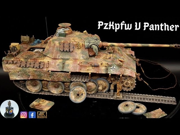 Creating Earth, Mud and Dust Effects to finish the Tamiya Panther