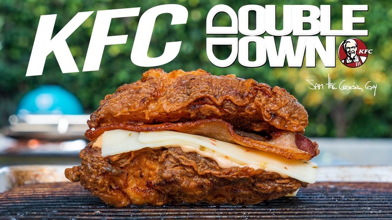 KFCS DOUBLE DOWN HOMEMADE WAY BETTER , SAM THE COOKING GUY 4
