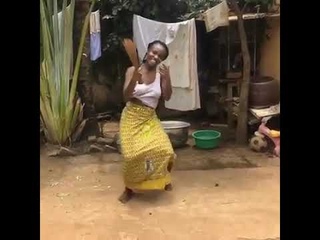 African girl dance