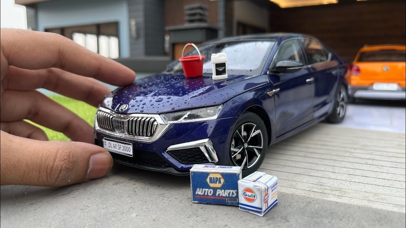 Realistic Skoda Octavia 1:18 Scale Car, Volkswagen Polo, Diecast Model Car
