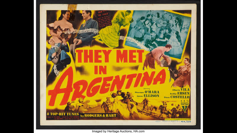 They Met in Argentina (1941) 720p Maureen OHara, James Ellison, Alberto