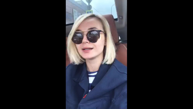 Polina Gagarina По пути на съемки ВУ ( Live on