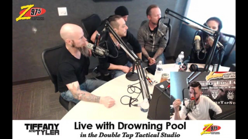 Drowning Pool is LIVE in the Double Tap Tactical with Tiffany N Tyler on April