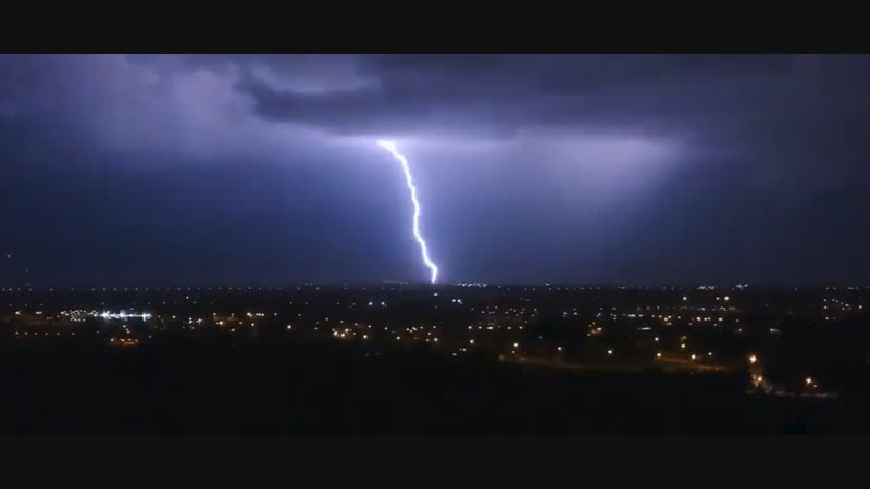 Storm and first rain in