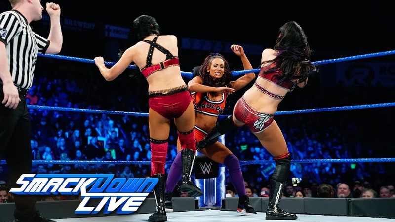 Naomi Carmella vs. Mandy Rose Sonya Deville vs. The IIconics: Smack Down LIVE, Feb. 5,