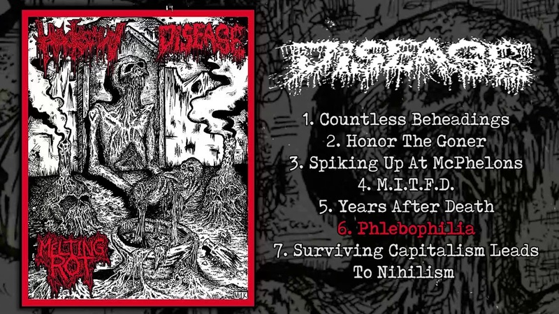 Disease 3 way split CS w, Hacksaw Melting Rot (2019