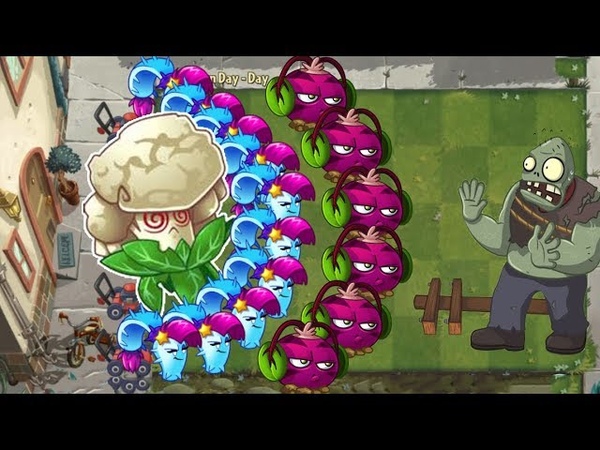 Caulipower vs Dusk Lobber vs Phat Beet vs All Zombies Pvz