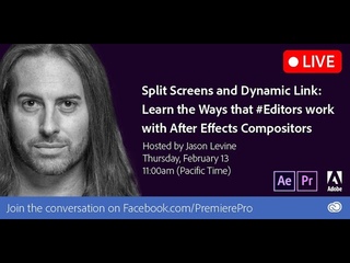 Split Screens and Dynamic Link: Learn the Ways that #Editors work with @AdobeAE Compositors