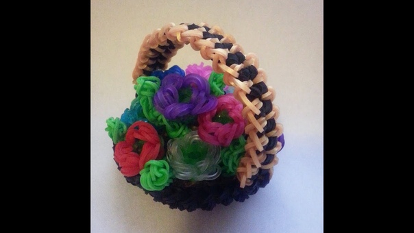 Rainbow loom Flower