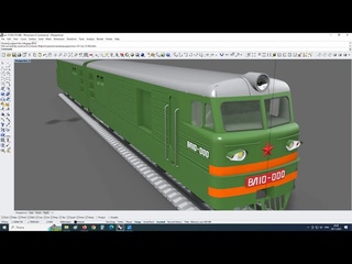 Rhino Soviet locomotive VL-10 Советский локомотив ВЛ_10 в Рино