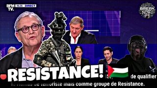 🔴➡️Rony Brauman ✡️ recadre un journaliste sur la Résistance palestinienne.