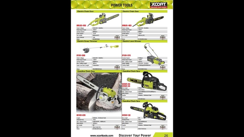 XCORT TOOLS XCS01 45 GASOLINE CHAIN SAW GS standard durability toggle switch compact