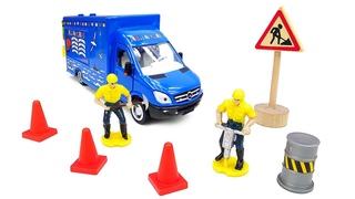 Un food truck de pescado para los trabajadores! Vdeos para nios de coches de juguete