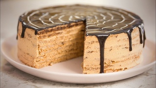 Несравненный ЭСТЕРХАЗИ🍰🥰 РЕЦЕПТ знаменитого ТОРТА с паутинкой и ЗАВАРНЫМ КРЕМОМ🧁 от Лизы Глинской😋