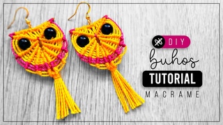 Búho 🦉 Como hacer un búho de hilo | diy tutorial paso a paso ● macrame owl 302