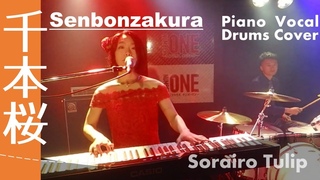 Senbonzakura Piano Vocal & Drums cover - Sorairo Tulip