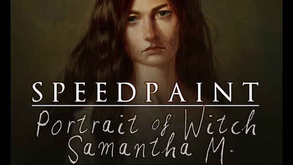 speed paint Paint Tool SAI PORTRAIT OF WITCH SAMANTHA