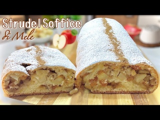 STRUDEL SOFFICE DI MELE 🍎 Impasto leggero alla RICOTTA velocissimo 🍎