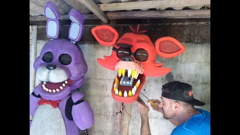 CONSTRUÇ AO DO CORPO DO FOXY MECANISMO