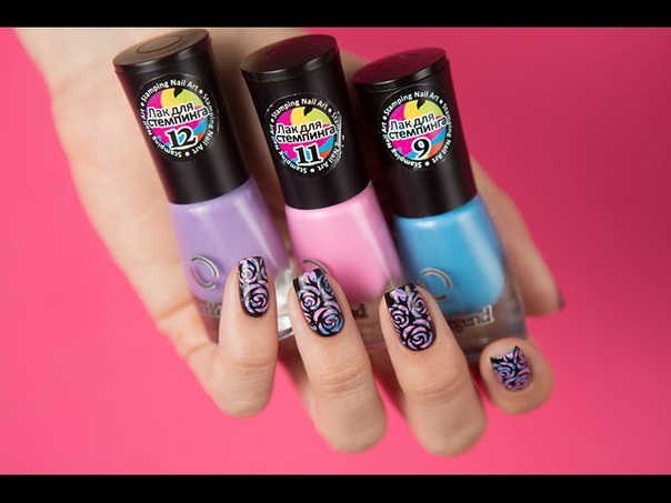 Stamping 12 Violet, 11 Pink 09