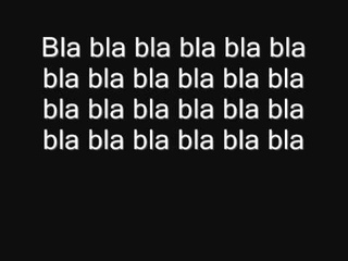 Bla bla bla Philippe Katerine (paroles)