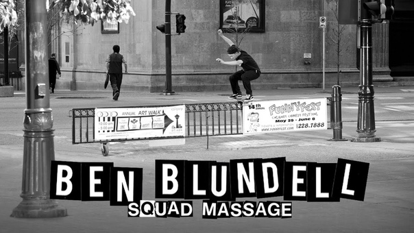 Ben Blundell in Squad Massage, Trans World