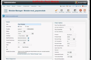 Joomla PayU Module