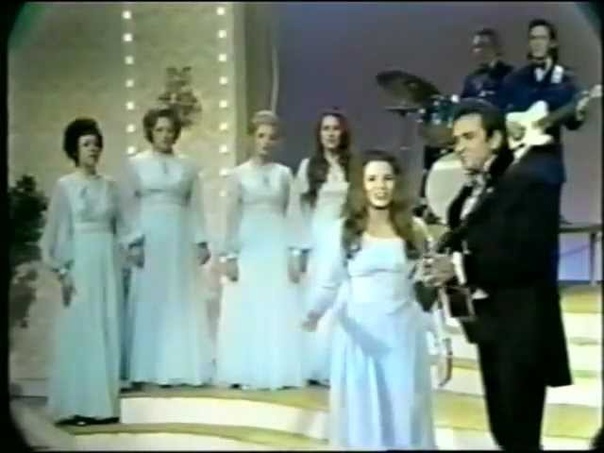 Johnny Cash June Carter live in 1971: Old Time Religion
