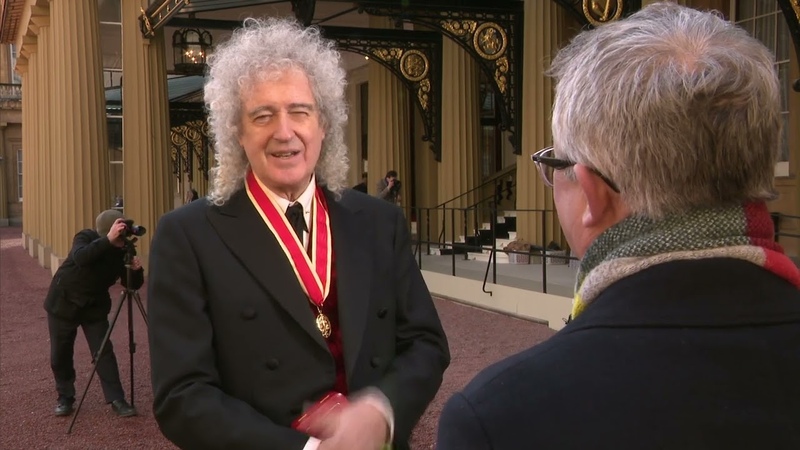Queen guitarist Brian May knighted for services to music and charity, 5