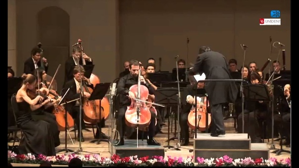 C. Saint Seans. Cello Concerto. Boris Andrianov and RNO conductor Masahiro