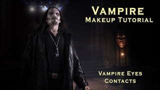 Vampire Contacts and Dark Vampire Makeup Tutorial