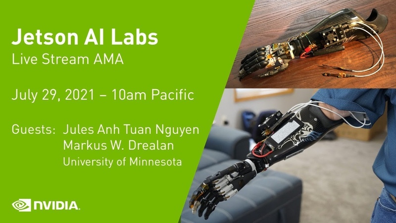 Jetson AI Labs E06 Neuroprosthetic Hand ( July 29,