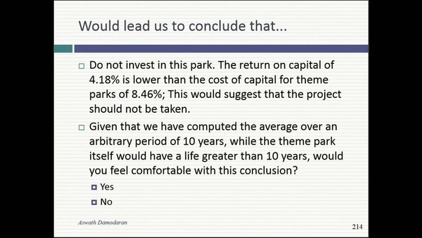 Session 13: From Earnings to Incremental Cash Flows A