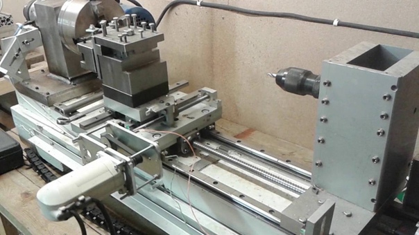 Diy cnc metal lathe, first full program with ac