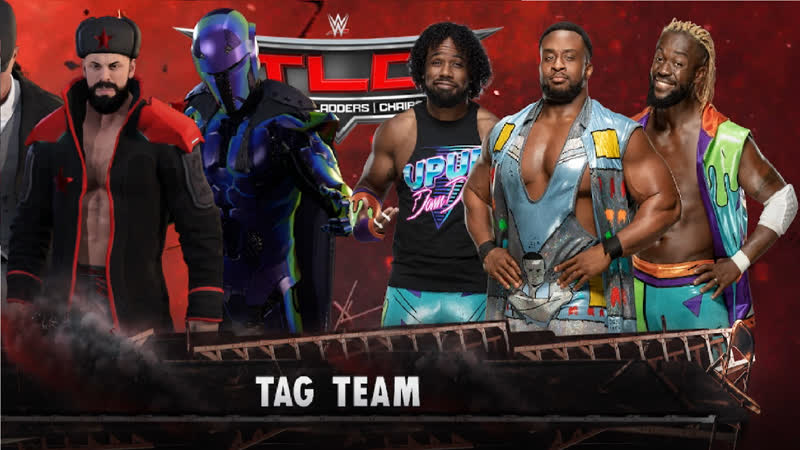WWE, 17 ( TLC: Tag Team) Ordo Mantell Saga Moon Mandalor ( The Red Army) VS The New