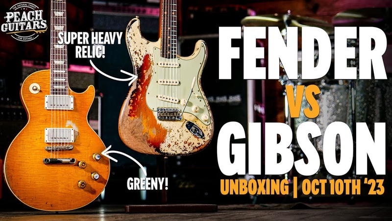 Fender vs Gibson : The BEST Unboxing Ever , October 10th