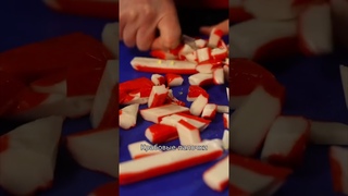 Салат с копченым кальмаром! Ссылка на полное видео в строке выше — жми и смотри #shorts