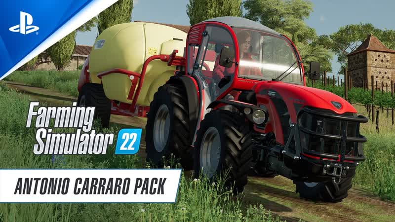 Farming Simulator 22 Antonio Carraro Pack Launch Trailer, PS5,