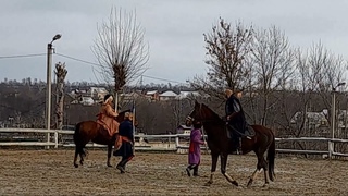 Казаки против татар.
